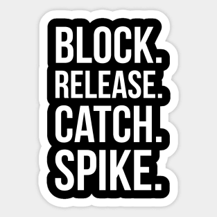 Block Release Catch Spike Sticker